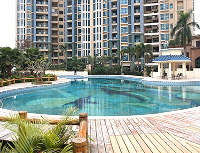 清遠龍匯嶺峰小區泳池工程客戶見證