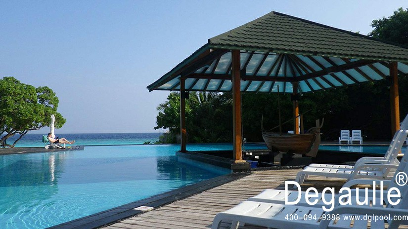 無邊際泳池恒溫系統竟然這么好！快來看看——戴高樂泳池設備