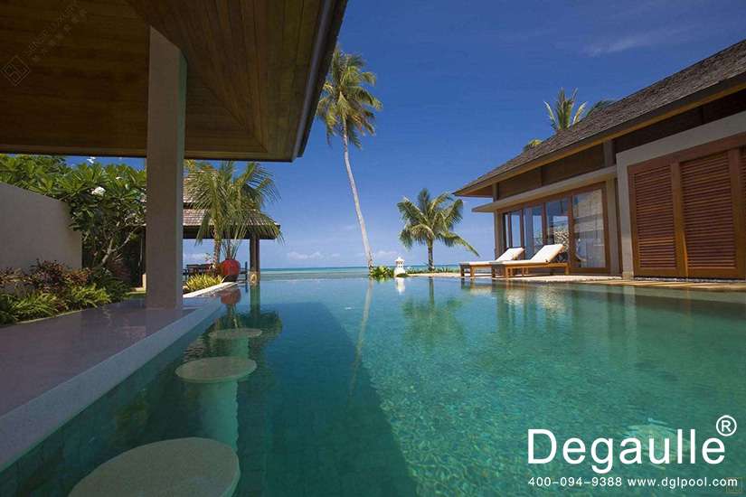 私家別墅無邊際游泳池