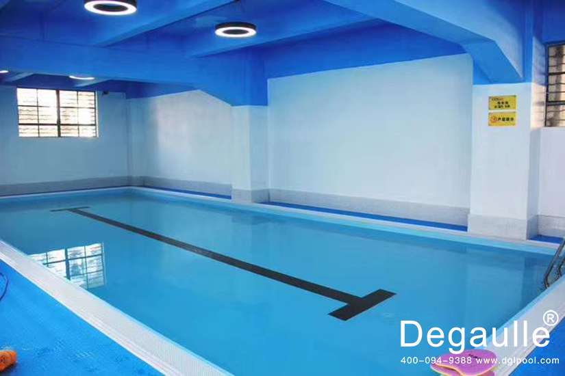 戴高樂拆裝式鋼結(jié)構(gòu)泳池工程
