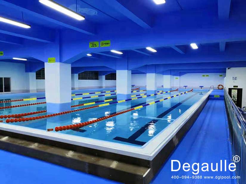 戴高樂拆裝式鋼結(jié)構(gòu)泳池工程